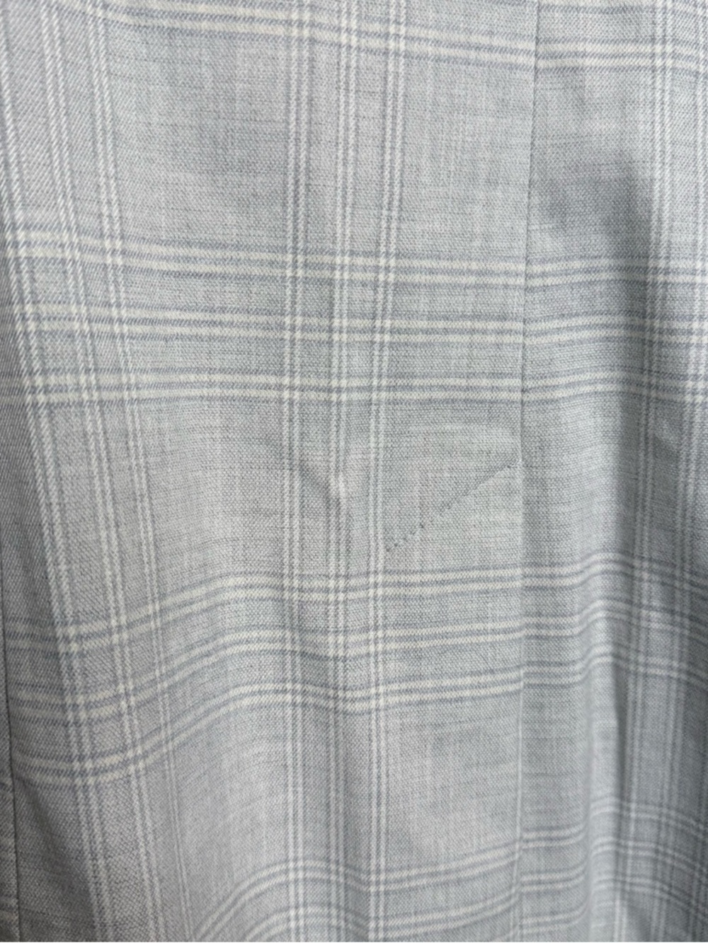 Rachel Zoe Light Gray Plaid Open-Front Blazer - Picture 8 of 8